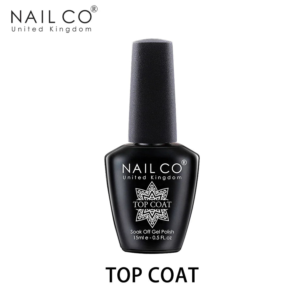 NAILCO 15ml UV Gel Top Coat and Base Coat Set-1