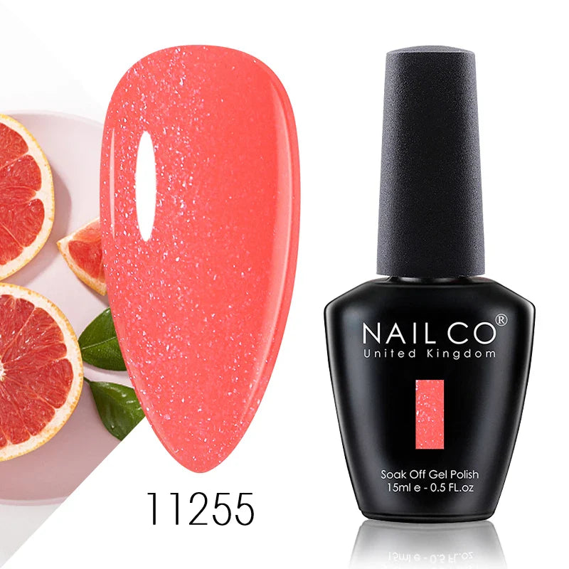 NAILCO 15ml UV Gel Top Coat and Base Coat Set-68