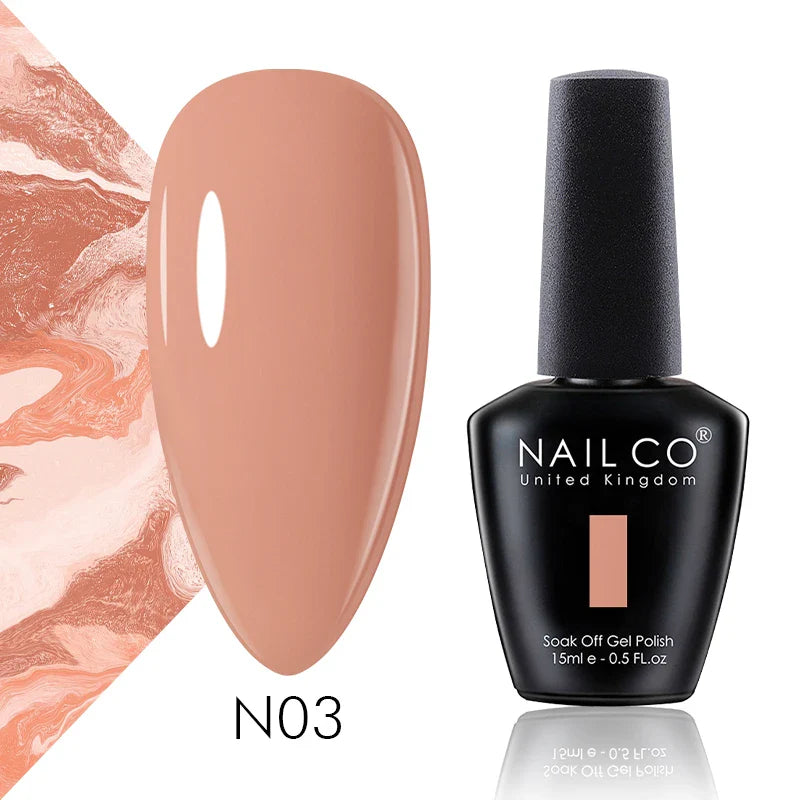 NAILCO 15ml UV Gel Top Coat and Base Coat Set-6