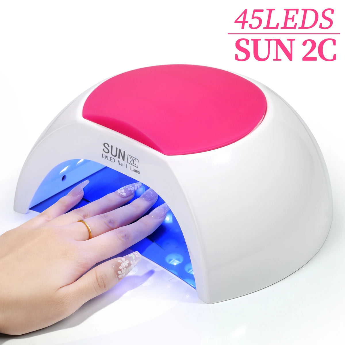Sun2C Nail Lamp 48W Gel Polish Dryer Pedicure Light Manicure Lamp Nail
