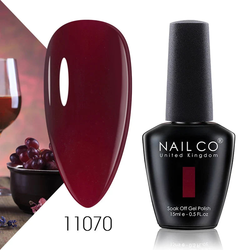 NAILCO 15ml UV Gel Top Coat and Base Coat Set-76