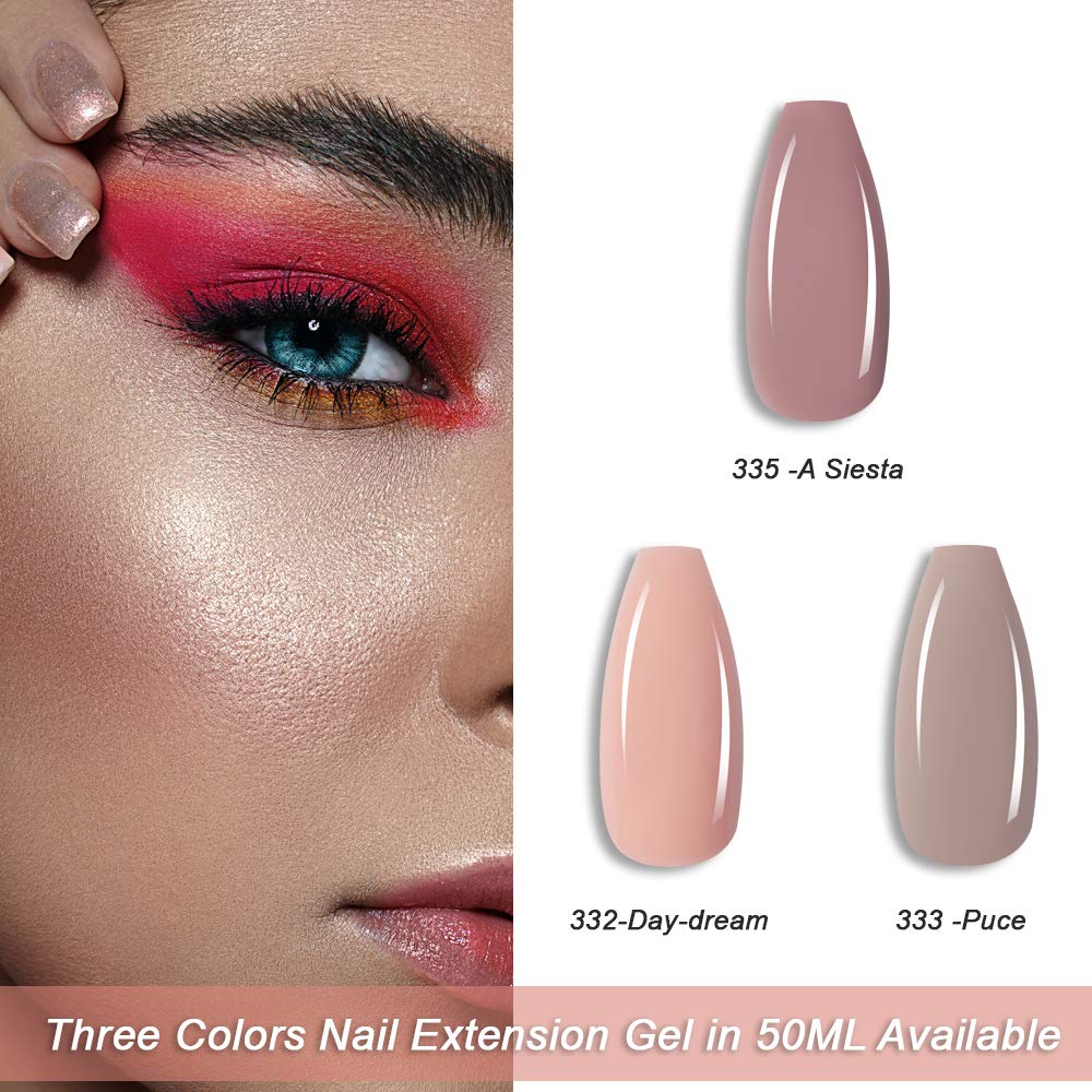 Poly Extension Nail Gel 50ML Acrylic Nail Enhancement Crystal Jelly Lacquer Builder Gel UV Hybrid gel Tip-4