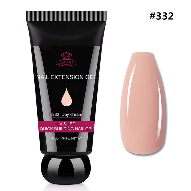 Poly Extension Nail Gel 50ML Acrylic Nail Enhancement Crystal Jelly Lacquer Builder Gel UV Hybrid gel Tip-2