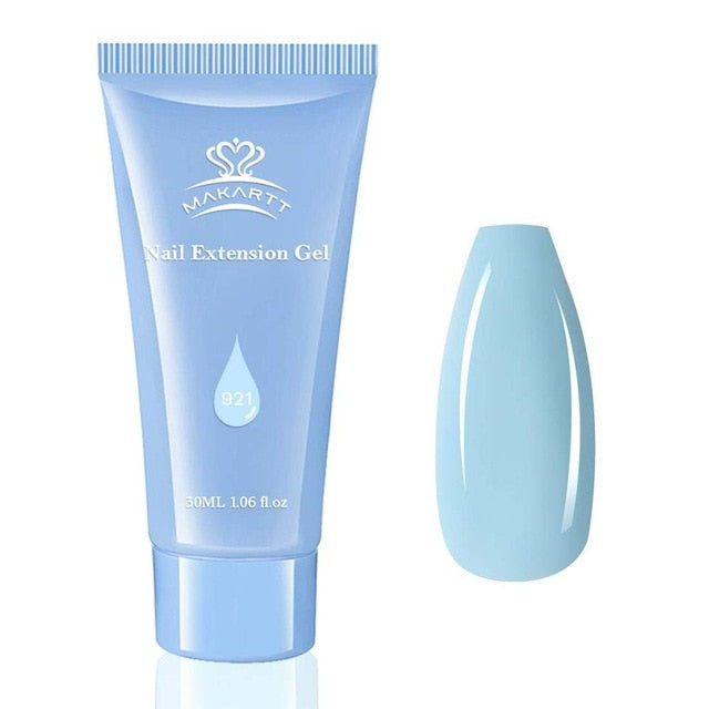 Poly Extension Nail Gel 50ML Acrylic Nail Enhancement Crystal Jelly Lacquer Builder Gel UV Hybrid gel Tip-20
