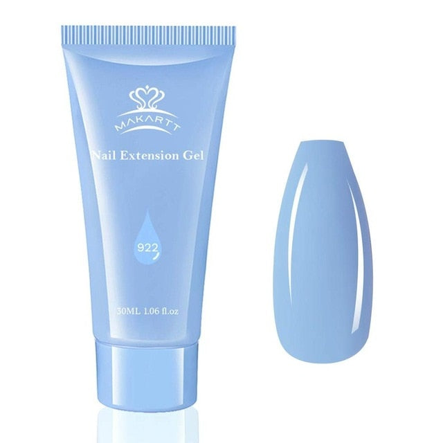 Poly Extension Nail Gel 50ML Acrylic Nail Enhancement Crystal Jelly Lacquer Builder Gel UV Hybrid gel Tip-11