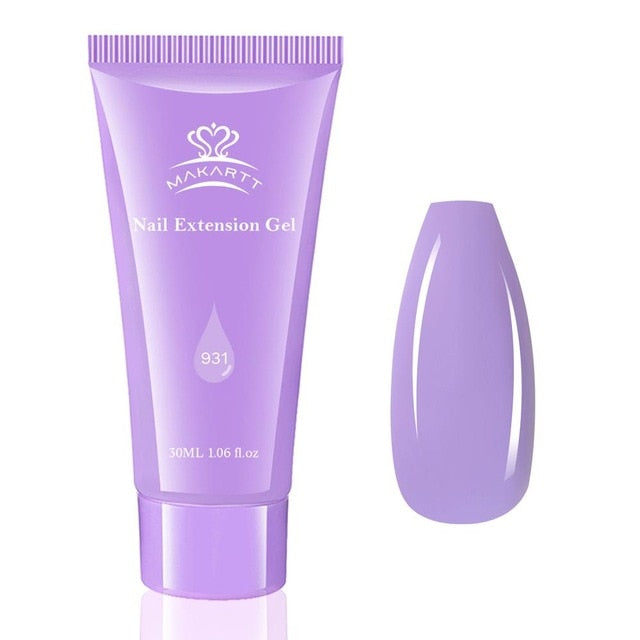 Poly Extension Nail Gel 50ML Acrylic Nail Enhancement Crystal Jelly Lacquer Builder Gel UV Hybrid gel Tip-9